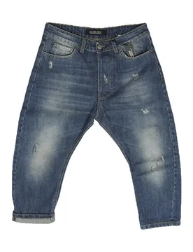 Pantalone Corto Uomo Jeans Short "mrje27" Faded Denim Unico - Minimarket - FashionsVida
