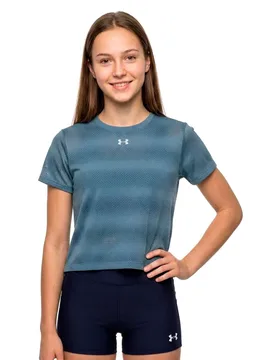 Maglietta A Maniche Corte Velociti Blue / Reflective M - Under armour - FashionsVida