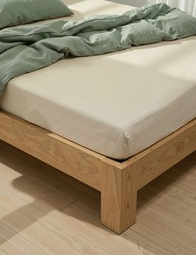 Lenzuolo con elastico - beige