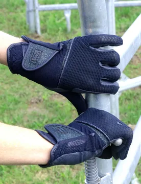 Reithandschuhe GLAMOUR MESH - navy/navy 7,5 - Swiss Ride - FashionsVida