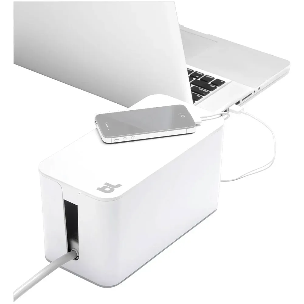 Gestionnaire De Câbles Cablebox Mini White One Size unisex - Bluelounge - FashionsVida