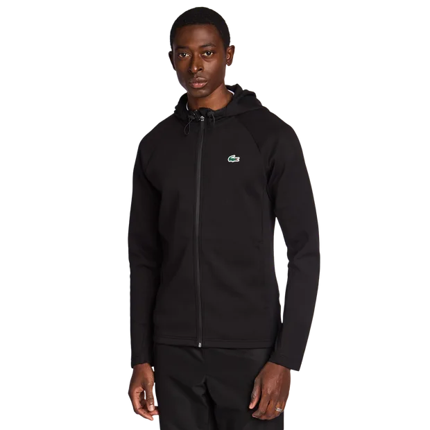 Interlock Herren Trainingsoberteile - Schwarz - Größe S - Poly Fleece Black S - Lacoste - FashionsVida