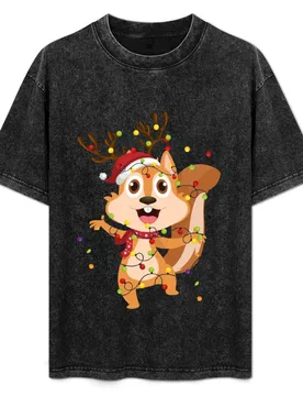 Christmas Squirrel Lights, Christmas, Funny Christmas, Christmas, Christmas sweat T-Shirt Summer Festival T-Shirt - Aliexpress - FashionsVida