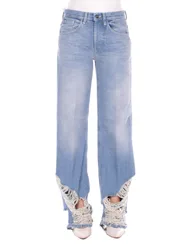 Donna jeans dp427df0283d 800 jeans 5tasche wide leg jacklyn blu denim