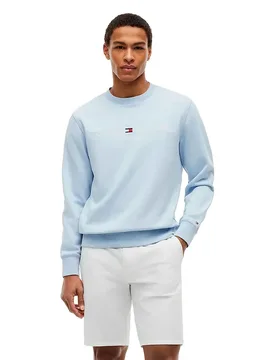 Sweat-shirt Mw0mw11596 Breezy Blue M - Tommy hilfiger - FashionsVida
