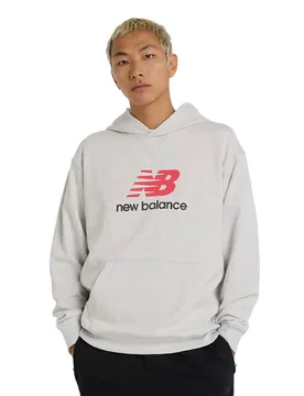 New - Athletics French Terry Logo Hoodie - Sweatshirt-Hoodie - grau - Herren - Size: S - Balance - FashionsVida