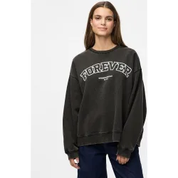 Sudadera de cuello redondo de mujer