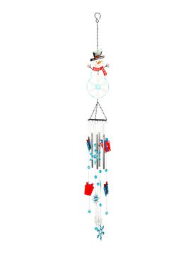Windspiel „Wintertraum“ blau weiss