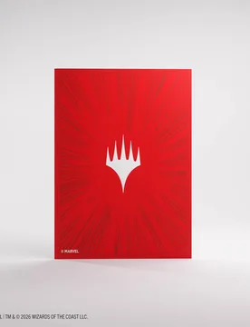 MTG Marvel Super Heroes Premium Double Sleeving Pack 100 - Comic Burst Red - Gamegenic - FashionsVida
