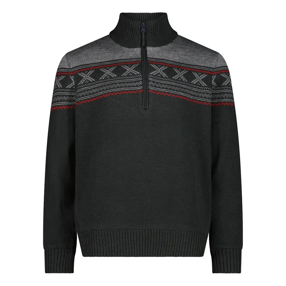 Pull à Demi-zip 7h87510 Anthracite 3XL - CMP - FashionsVida