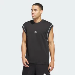 Canotta da basket All-World Sleeveless L Tall Black / Black