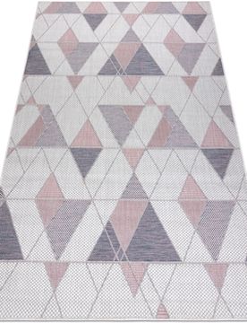 Teppiche Teppich Sisal Sion Geometrisch, Dreiecke 3006 Flac 120x170 Cm 120x170 Cm