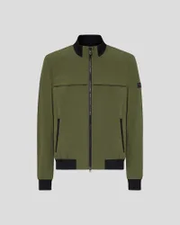 Bomber Potosi MD verde militare in tessuto tecnico stretch