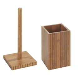 Utensilienhalter und Küchenrollenhalter Mod. Mera, 2-teiliges Set