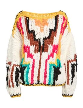 Pullover Mujer Blanco 1 Mujer