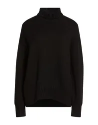 Rollkragenpullover Damen Schwarz L,M Damen