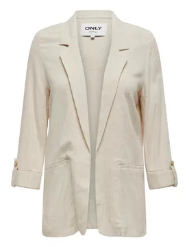 ONLSIESTA 3/4 OPEN LIN BL BLAZE TLR female - 34 - FashionsVida