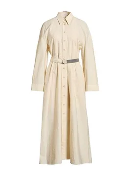 Maxi-Kleid Damen Beige L,XL Damen - Brunello cucinelli - FashionsVida
