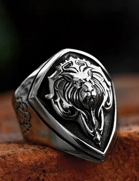 New Punk Stainless Steel Lion Head Ring for Men Boys Unique Hip Hop Biker Rings Fashion Amulet Jewelry Gift Wholesale - Aliexpress - FashionsVida