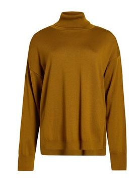 Rollkragenpullover Damen Senf 38,40 Damen