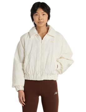 Woven Bomber Jacket Damen Jacken - Grau - Größe M - Nylon Grey M
