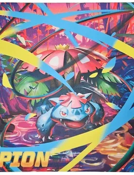 Play! Pokemon Playmat - Mega Venusaur (CHAMPION) - Pokémon - FashionsVida