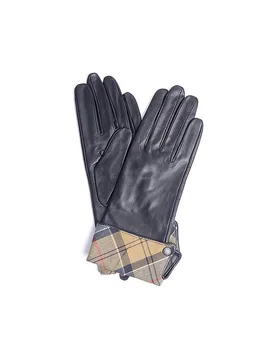 Gants en cuir LADY JANE noir S - Barbour - FashionsVida