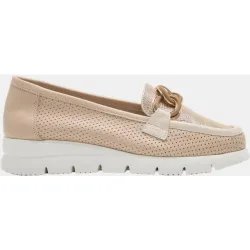 Mocasín con cadena eslabones