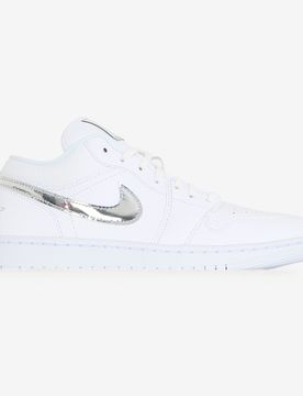 Air 1 Low blanc/chrome 40
