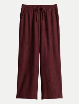 Wide-Leg Hose Marou crinkled Rot 38