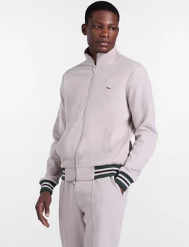 Harmont&Blaine - Sudadera de hombre full zip con detalles a rayas - Harmont&Blaine - FashionsVida