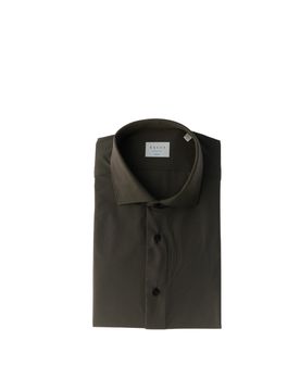 Camicia active tailor fit VERDE MILITARE 42