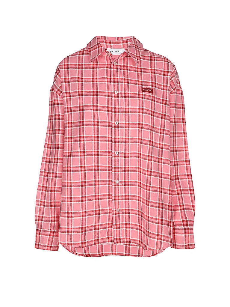 Blusa camisera VIVIAN rosa M - OH APRIL - FashionsVida