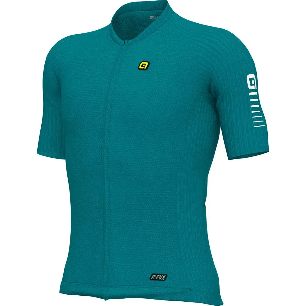 Maglia A Maniche Corte Silver Cooling Turquoise - Ale - FashionsVida
