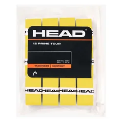 Prime Tour 12 Tennis Overgrip Yellow One Size