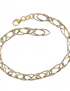 Bracciale da donna Oro giallo e bianco 803321719080