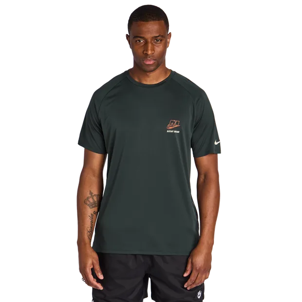 Stride Men T-Shirts - Black - Size M - Poly Jersey - Black - Size: Medium - Nike - FashionsVida