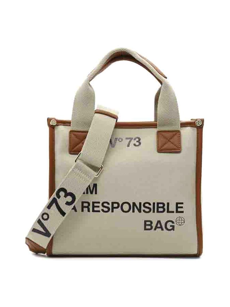Borsa tote Responsibility in tela
