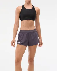 Women's Race Day Split Shorts in Squid Ink, Size Medium