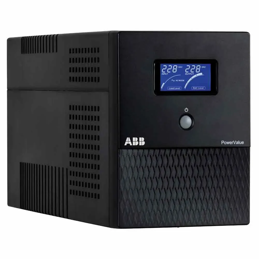 Ups Powervalue 11li Up 1500 Va Eu Black One Size unisex - Abb Spa - FashionsVida