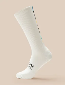 Unisex x Paul Smith 2 Pack Technical Socks - Off White OFF WHITE 12-14 unisex - Castore - FashionsVida