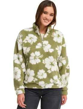 Giacca Jive Talking Bonded Fleece Oil Green Hippy Bico XS