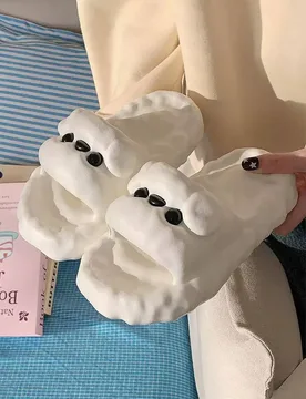 New Cute Teddy Dog Slippers Family Matching EVA Thick Sole Non Slip Deodorant Slides Women Indoor Outdoor Summer Sandals - Aliexpress - FashionsVida