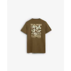 Camiseta de hombre con print trasero de manga corta