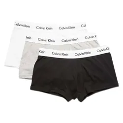 Boxers Low Rise 3 Unità White / Gray / Black L