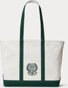 Bolso de hombro tote de loneta Wimbledon - Polo Ralph Lauren - FashionsVida