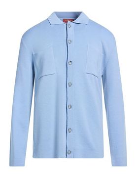 Strickjacke Herren Hellblau L Herren