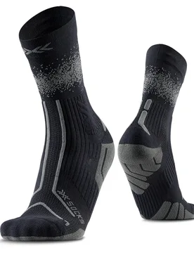 Calzini Crew Trailrun Terraskin Perform X Black / Rhino Grey EU 45-47 - X-SOCKS - FashionsVida