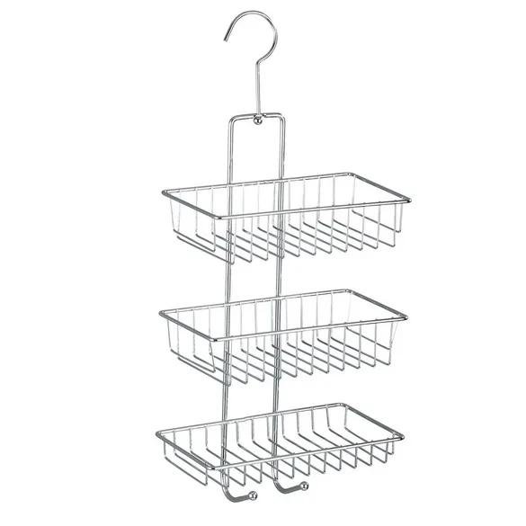 Exclusiv Duschcaddy Mod. Nivala 3 Ablagen, Chrom - WENKO - FashionsVida