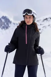Vortex Womens 3 Layer Ski Jacket - Black - Black - Size: 14